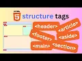 HTML Semantic Structure Tags