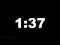 1 minute 37 seconds 97 secs clock timer countdown Alarm Focus