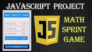 Math Sprint Game Javascript Project JS Project 2021