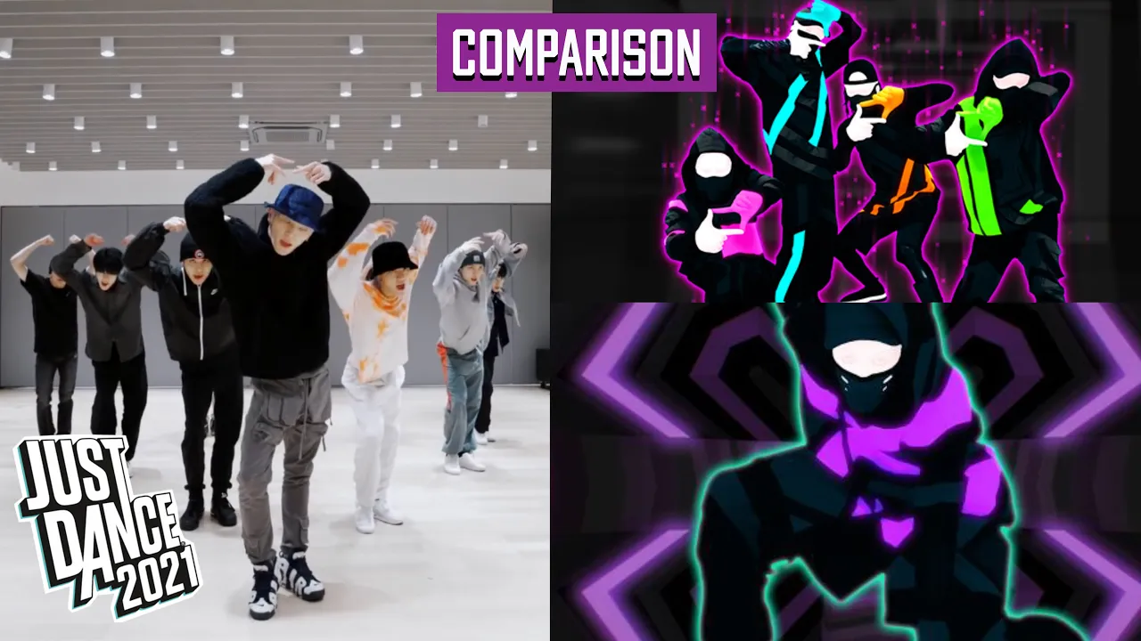 Just Dance 2021 VS. Dance Choreography Comparison - Kick It - NCT 127
