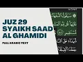 Download Lagu Murottal JUZ 29 | Syaikh Saad Al Ghamidi | Full With Arabic Text