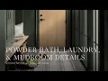 Studio McGee Spec Home Tour All of the Powder Bath Laundry and Mudroom Details