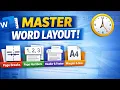Create Professional Word Documents with These Page Setup Tools