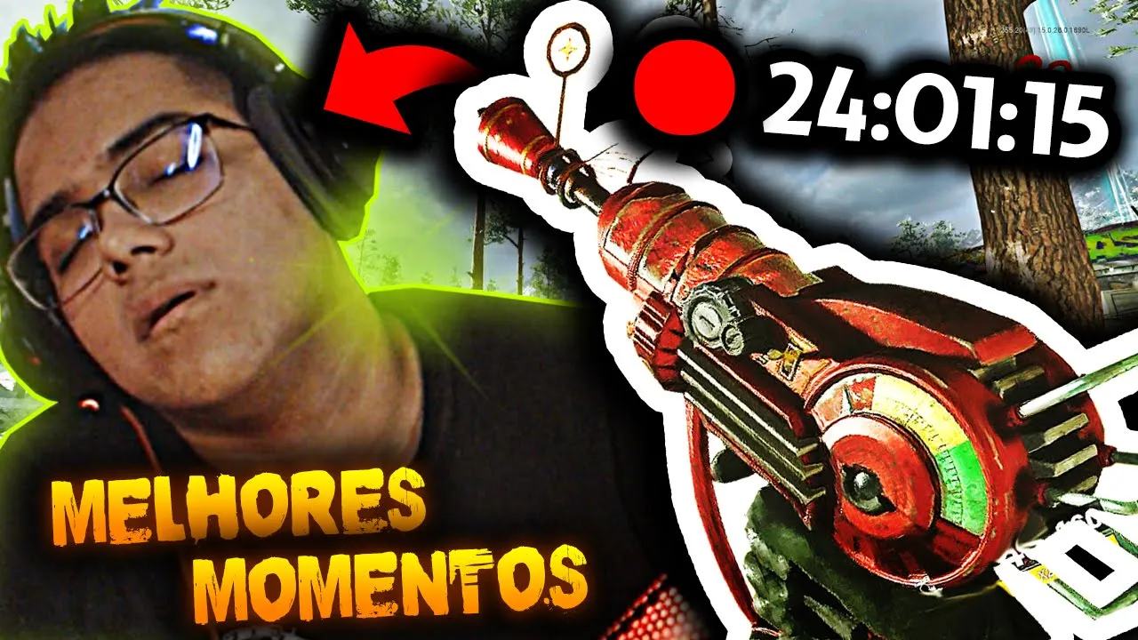 COD ZOMBIES MELHORES MOMENTOS!!! - LIVES do Fournier BR