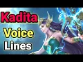 Download Lagu Kadita voice lines and quotes - dialogues Mobile Legends