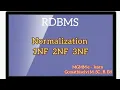 Normalization in RDBMS explained in Tamil