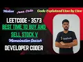 Best Time to Buy and Sell Stock V LeetCode 3573 Memoization Search Java Code Developer Coder