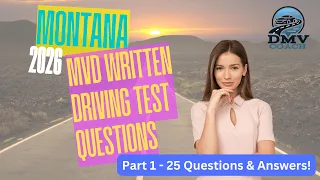 2026 Montana D Written Driving Permit Test Study Guide - Part 1