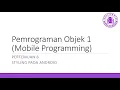 Pemrograman Objek 1 Mobile Programming - Pertemuan 8