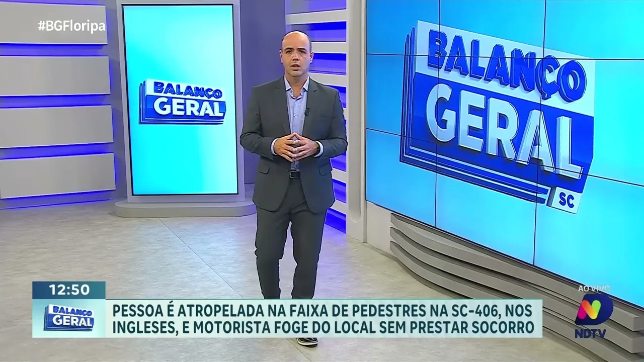 Motorista embriagado atropela pedestre na SC-406 e foge do local sem prestar socorro