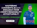Mastering Comments in C Enhance Your Code s Readability Effortlessly