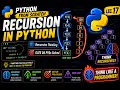 Recursion in Python GATE DA PYQs Recursive Thinking Python From Scratch Lec 17