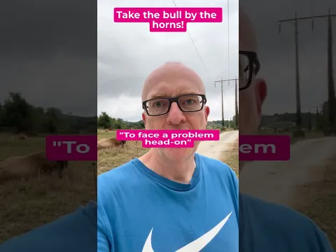 Idioms from Nature - Bull by the Horns