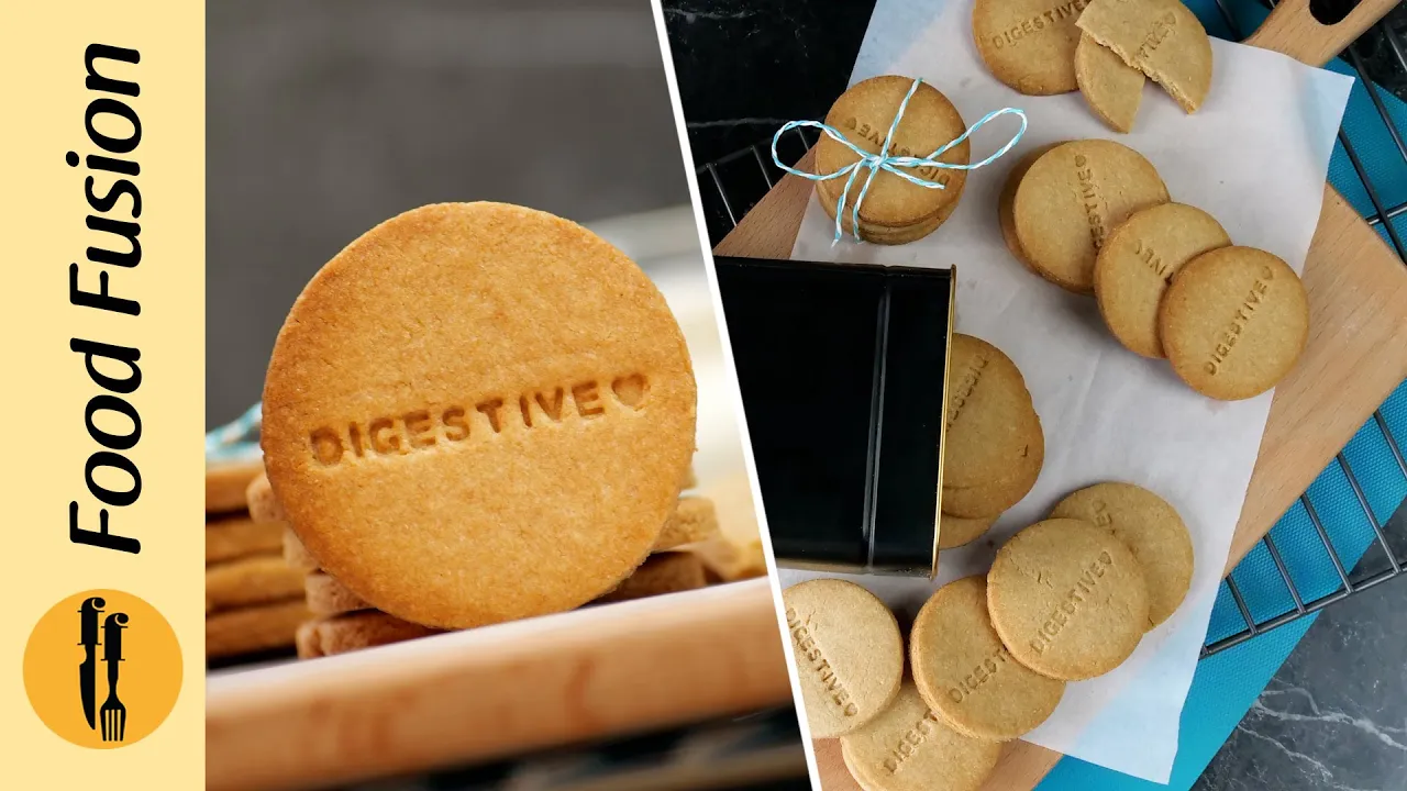 Crispy Atta/ Digestive Biscuits Recipe by Food Fusion