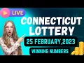 Connecticut Evening Lottery Draw Results 25 Feb 2023 - Play 3