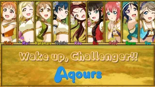 Download Wake up, Challenger!! - Aqours [FULL ENG/ROM LYRICS + COLOR CODED] | Love Live! MP3