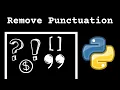 How to Remove Punctuation from a String with Python