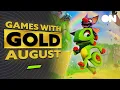 Xbox Games With Gold August 2021