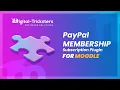 PayPal Membership Subscription Plugin for Moodle