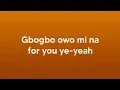 Teni, Davido - For You (Lyrics)