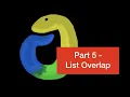Practice Python Part 5 - List Overlap