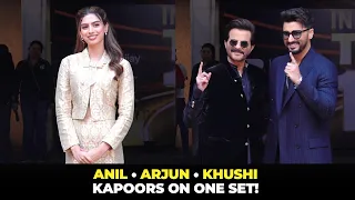 Anil Kapoor, Khushi Kapoor & Arjun Kapoor Spotted on India Ke Top 1% Set!