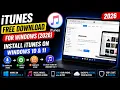 iTunes FREE Download for Windows 2026 Install iTunes on Windows 10 11