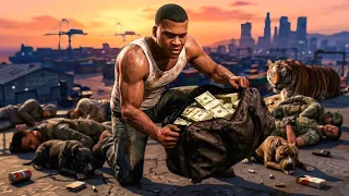 Franklin 10$ to 100000$ Journey of becoming rich in GTA 5 - Episode 2 | Franklin found a bag of $$$$