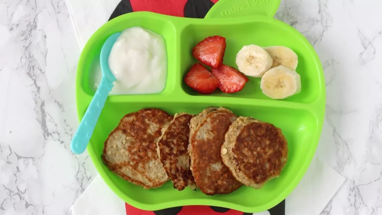 3 Ingredient Pancakes for Baby Led Weaning and Toddlers   Kids Food