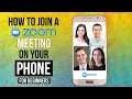 HOW TO JOIN A ZOOM MEETING ON YOUR PHONE Attend Zoom Meetings On Mobile - STEP BY STEP TUTORIAL