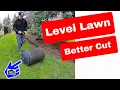 LEVEL YOUR LAWN WITH A LAWN ROLLER - Smoother Surface For The Perfect Cut