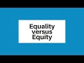 Equality versus equity What s the difference
