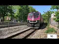 MBTA Worcester Line Trains at Wellesley Square May 16 2025
