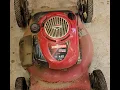 Replacing starter rope on craftsman Briggs Stratton push mower