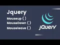 Jquery mouseup mousedown Jquery tutorial in hindi part-4