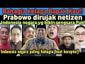 Lagu Kena rujak pedas! Respon menohok netizen utk Prabowo sebut bangsa Indonesia paling bahagia di dunia
