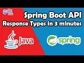 XML Json Response using Java and Spring Boot API in 3 Minutes