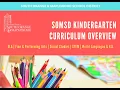 SOMSD Kindergarten Curriculum Overview