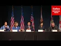 Gov Ron DeSantis And Florida First Lady Casey DeSantis Hold Roundtable For Hope Florida