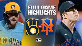 BREWERS vs METS Full Game Highlights August 26 2026 MLB Season