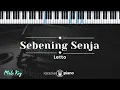 Sebening Senja - Letto  (KARAOKE PIANO - MALE KEY)