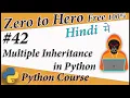 Multiple Inheritance in Python OOP Python Free tutorial In Hindi Death Code