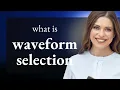 Unlocking the Secrets of Waveform Selection A Guide for English Learners