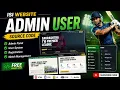 Free Source Code Cricket League Website with Admin User Panel PHP MySQL Project
