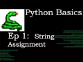 Python Basics Tutorial Learn How Assign a String in Python