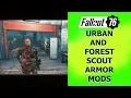Fallout 76 Urban and Forest Scout Armor MODS