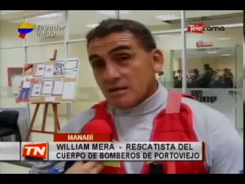 Bombero voluntario perdió a su hija en terremoto