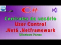 Creating a User Control with C Visual Studio 2022 2019