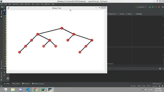 Binary Tree Printer Binary Search Tree Maker in Python Tkinter