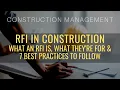 The RFI In Construction What It Is What It s For 7 Key Best Practices Free Template
